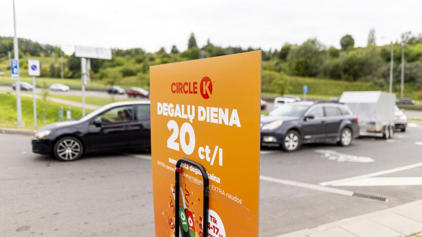 „Circle K“ degalų kainos mažinimo iniciatyva