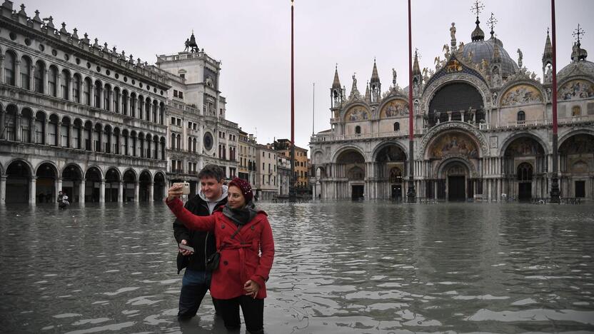 Veneciją užliejo potvynis