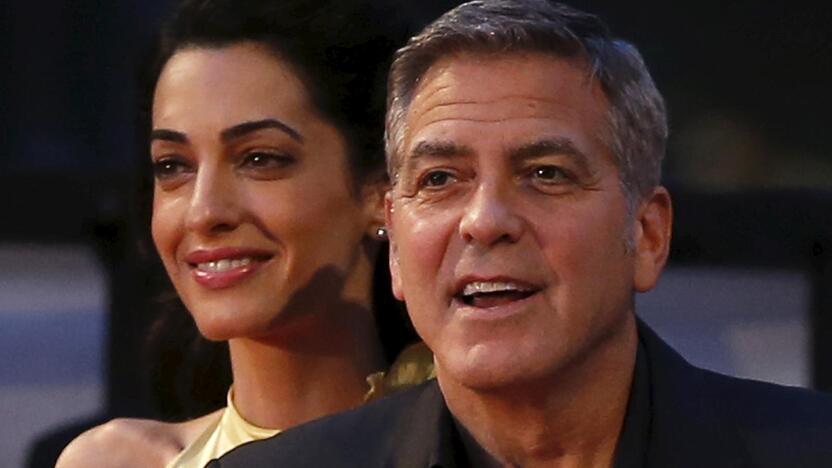 A. Alamuddin ir G. Clooney