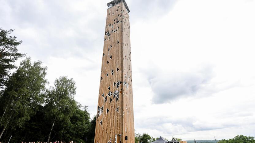 Birštono apžvalgos bokšto atidarymas