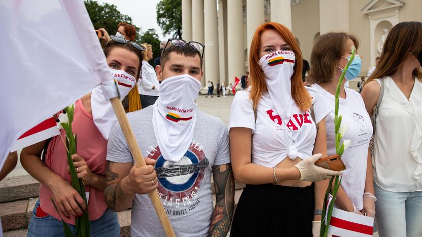 „Laisvės kelio“ dalyviai susirinko nuo Katedros aikštės iki Medininkų memorialo