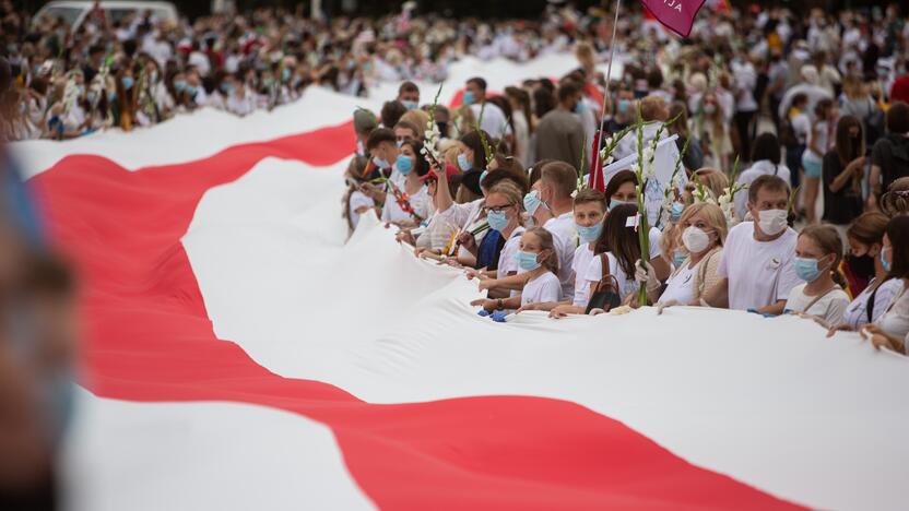 „Laisvės kelio“ dalyviai susirinko nuo Katedros aikštės iki Medininkų memorialo