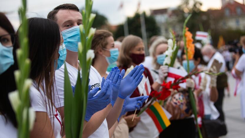 „Laisvės kelio“ dalyviai susirinko nuo Katedros aikštės iki Medininkų memorialo