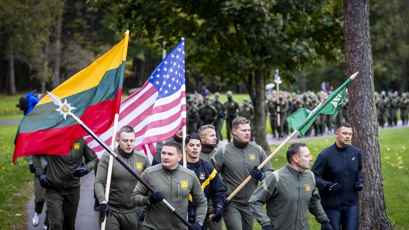 Lietuvos ir Ukrainos karių pagarbos bėgimas „In Memoriam“