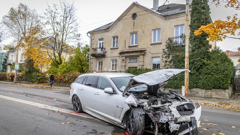 Girto vairuotojo sukelta avarija Žvėryne