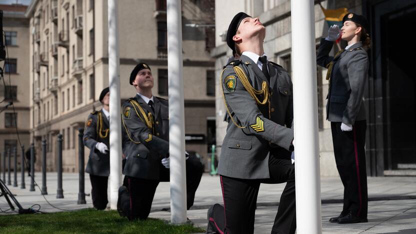 20 metų – kartu su NATO (vėliavos pakėlimas Kaune)