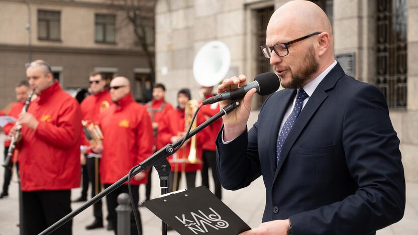 20 metų – kartu su NATO (vėliavos pakėlimas Kaune)