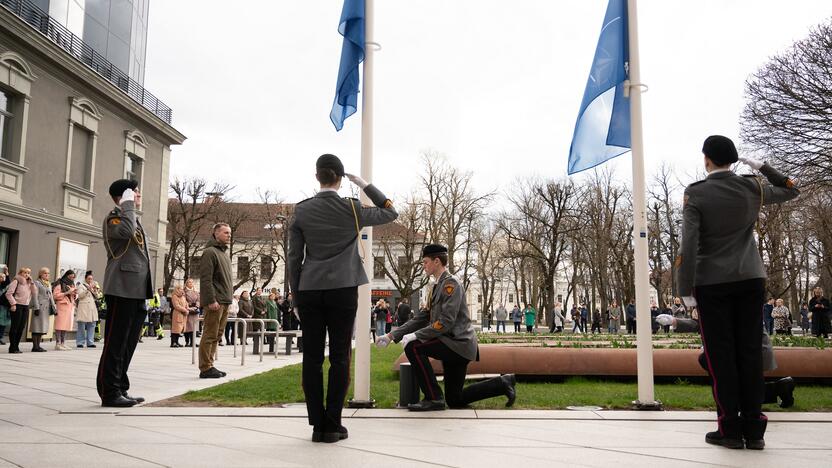 20 metų – kartu su NATO (vėliavos pakėlimas Kaune)