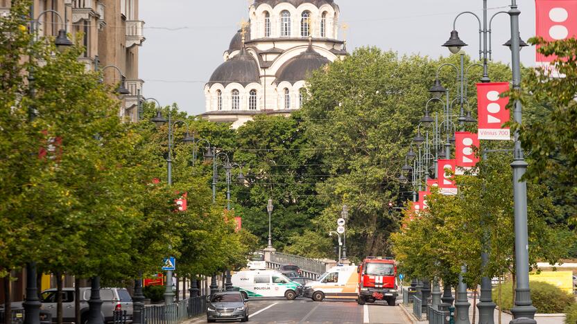 Pranešta apie galimą sprogmenį prie Laisvės partijos būstinės