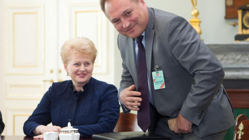 Dalia Grybauskaitė ir Gintaras Kryževičius 