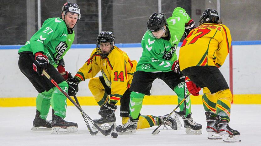 Rezultatyvumas: per "Kaunas Hockey" ir "Geležinio vilko" rungtynes ledo ritulio mėgėjai išvydo 13 įvarčių.