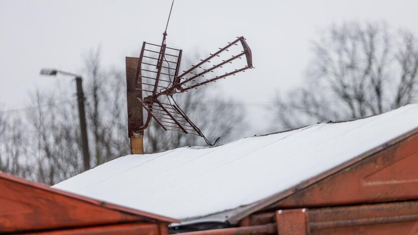 Garažai Technikos g., kur buvo laikoma pagrobta mergaitė