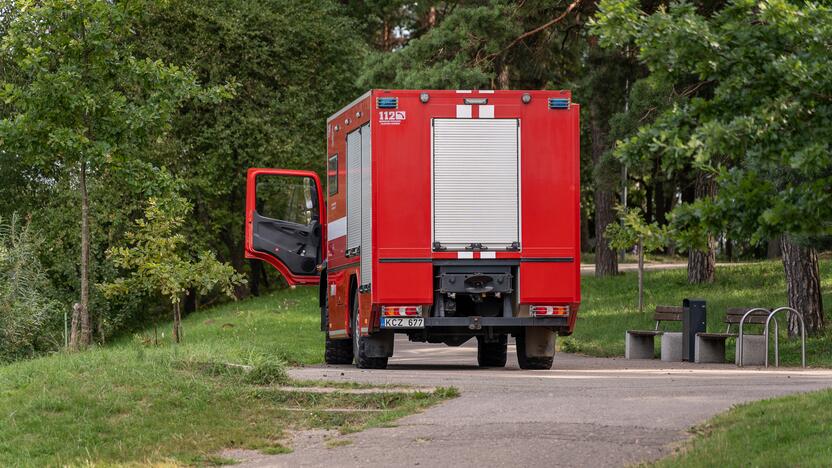 Panemunės paplūdimyje dingusio vyro paieška