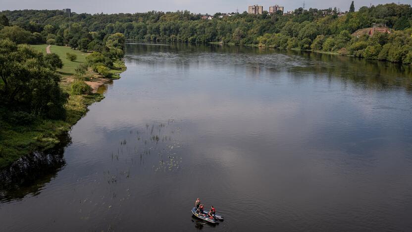 Panemunės paplūdimyje dingusio vyro paieška