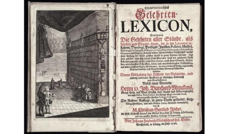 Raritetas: parodoje eksponuojami prancūzų šventiko, enciklopedisto L.Moréri parengta istorinių ir biografinių faktų enciklopedijos "Le grand dictionaire historique, ou le mêlange curieux..." keletas tomų, išleistų XVIII a. pradžioje.