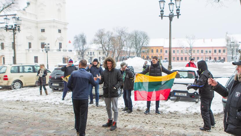 Poledinės žūklės čempionų sutikimas Kaune