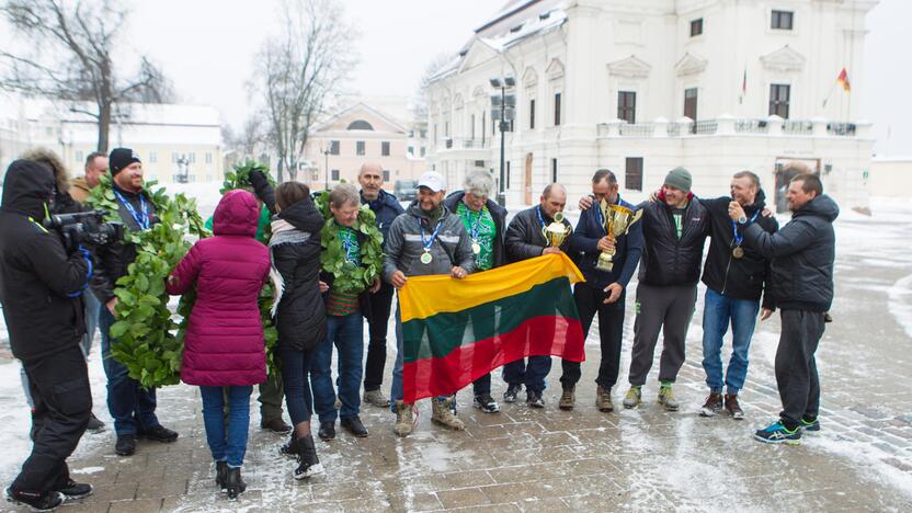 Poledinės žūklės čempionų sutikimas Kaune