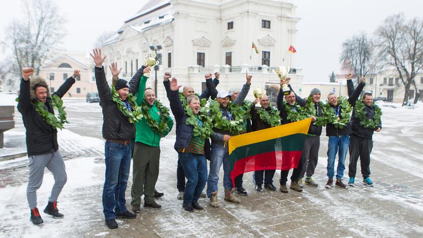 Poledinės žūklės čempionų sutikimas Kaune