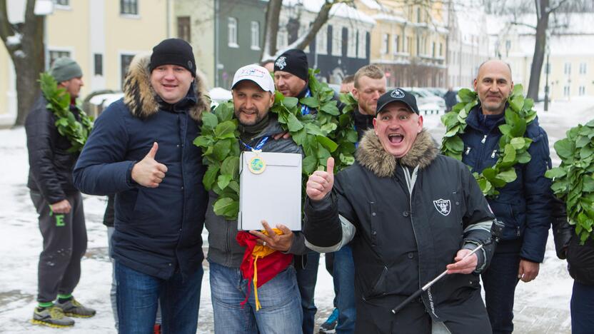 Poledinės žūklės čempionų sutikimas Kaune