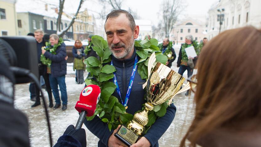 Poledinės žūklės čempionų sutikimas Kaune