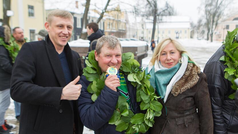 Poledinės žūklės čempionų sutikimas Kaune