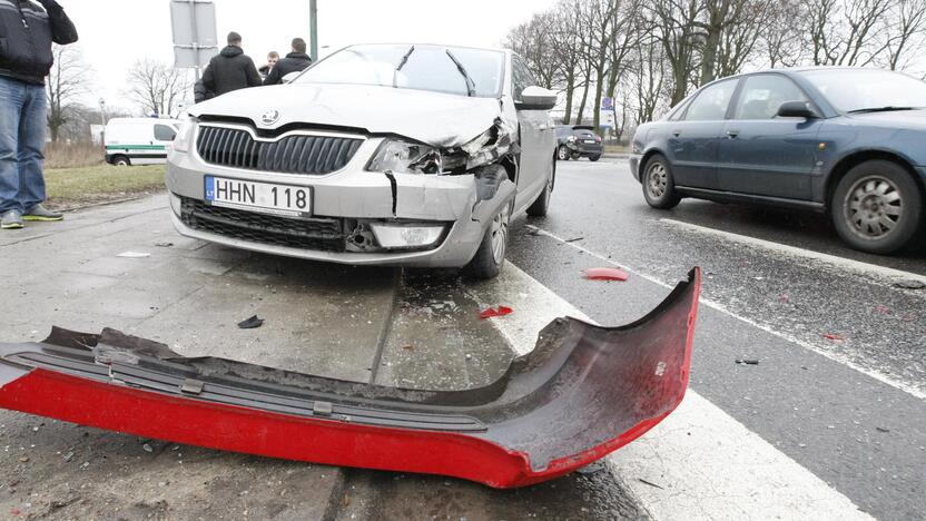 Automobilių avarija Klaipėdoje