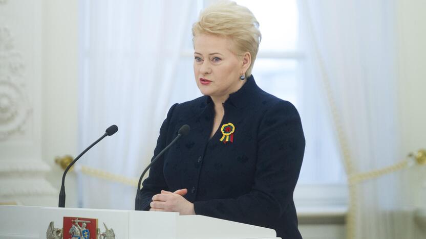 Prezidentė Dalia Grybauskaitė.