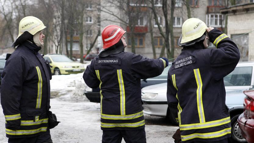 Padariniai: pajūrį talžęs vėjas šį kartą vartė tik medžius ir kėlė bangas jūroje.