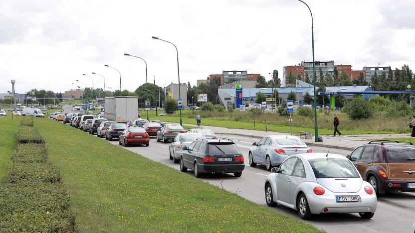 Spūstys: uostamiesčio vadovai kuria planus, kaip įrengti mieste vadinamąją žaliosios bangos sistemą, kuri padėtų reguliuoti automobilių srautus.