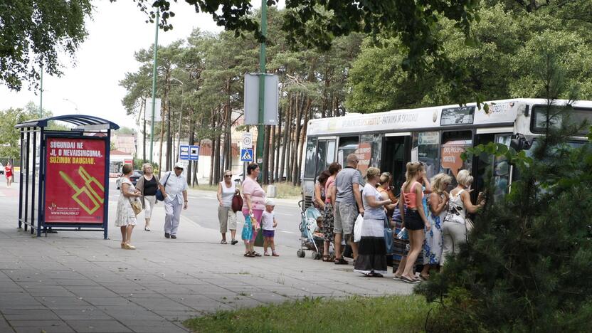 Tvarkaraštis: vasaros sezono metu autobusai prie jūros ir atgal kursuos dažniau.