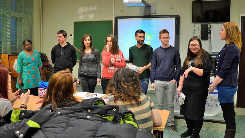 Studentai: Klaipėdos universitete žinių semsis mainų programos dalyviai, atvykę iš užsienio.