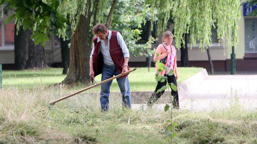 Pokyčiai: daugiabučių namų gyventojai tvarka savo kiemuose turės pasirūpinti patys.