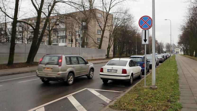 Nepatinka: kai kurių klaipėdiečių netenkina pakitusi eismo schema Kauno gatvėje.