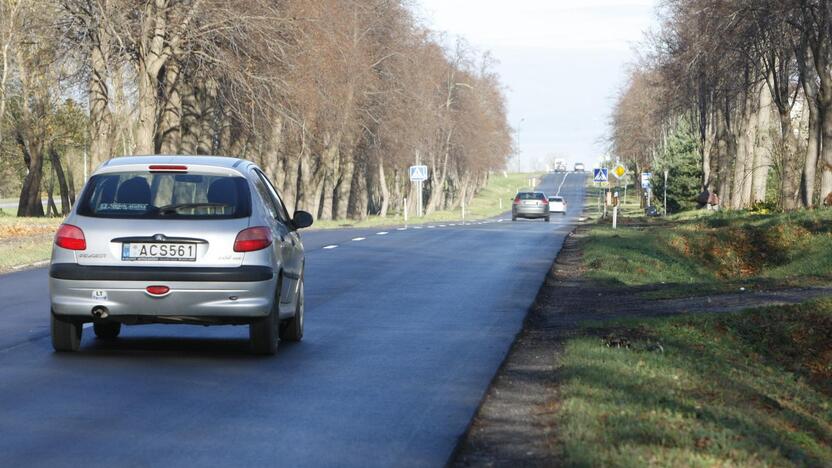 Darbai: atnaujinta Medelyno gatvės dalis – jau paženklinta.