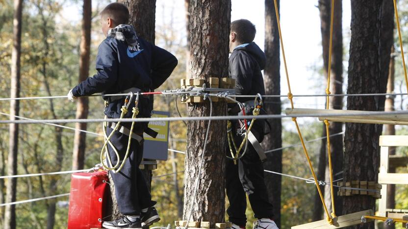 Kodas: asmens duomenų nurašymas laipynių parke klaipėdiečių šeimai sukėlė nusistebėjimą.