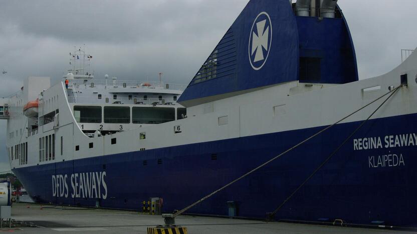 Laivas: nuomojamas keltas „Regina Seaways“ – naujausias ir moderniausias „DFDS Seaways“ Klaipėdos padalinyje.