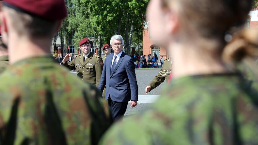 Ceremonija: Krašto apsaugos savanorių pajėgų Žemaičių apygardos 3-ioji rinktinė šventė 25 metų įkūrimo jubiliejų.