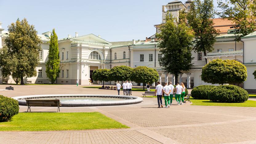 Į Paryžiaus olimpines žaidynes išlydėti Lietuvos sportininkai