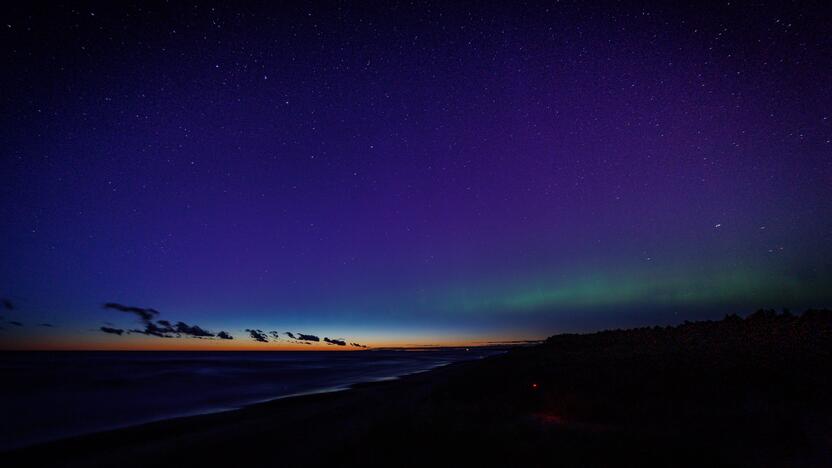 Lietuvoje pasirodė meteorų lietus ir Šiaurės pašvaistė