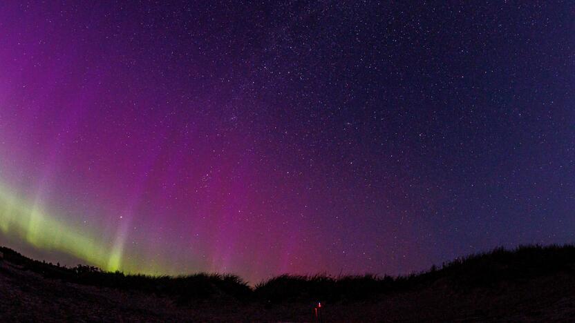 Lietuvoje pasirodė meteorų lietus ir Šiaurės pašvaistė