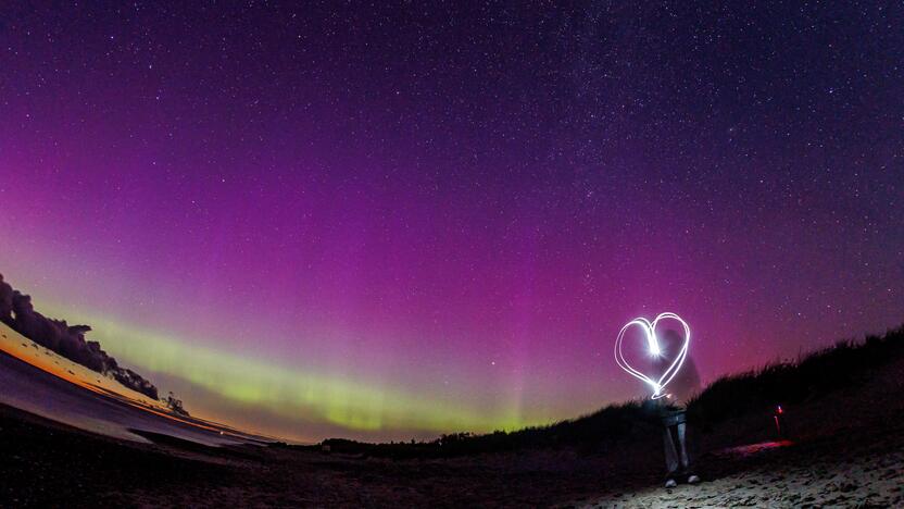 Lietuvoje pasirodė meteorų lietus ir Šiaurės pašvaistė