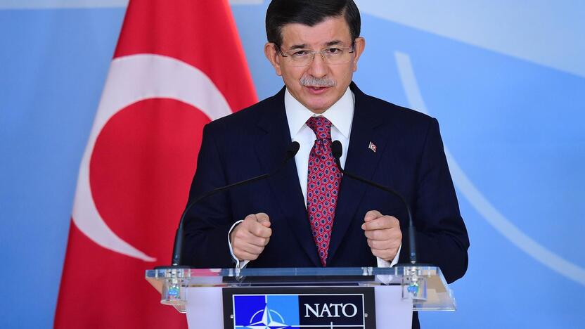 Turkijos premjeras Ahmetas Davutoglu 