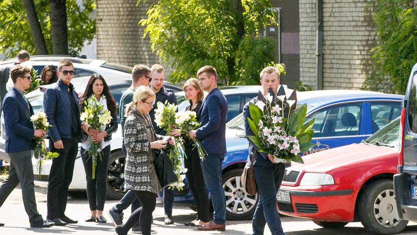 Nužudyto verslininko Aurimo Rapalio laidotuvės