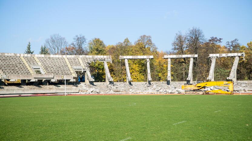 Ekskursija po griaunamą Kauno stadioną