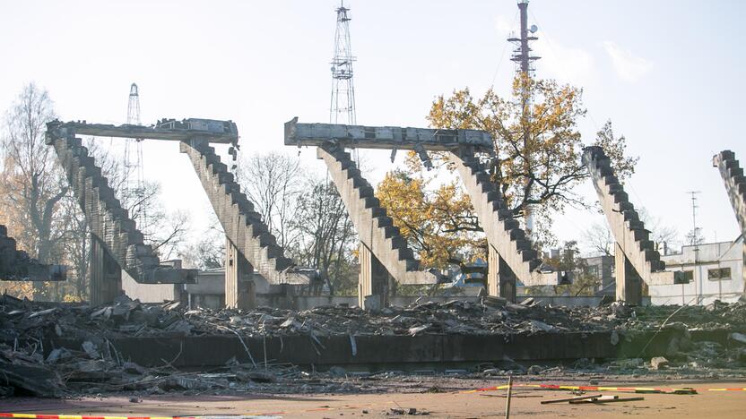 Ekskursija po griaunamą Kauno stadioną