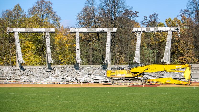 Ekskursija po griaunamą Kauno stadioną