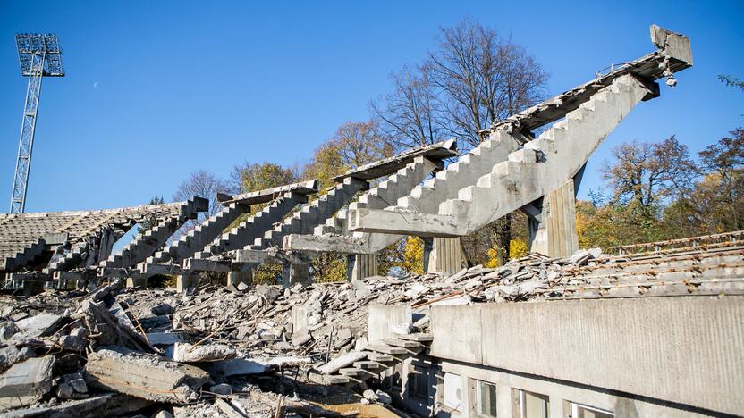 Ekskursija po griaunamą Kauno stadioną