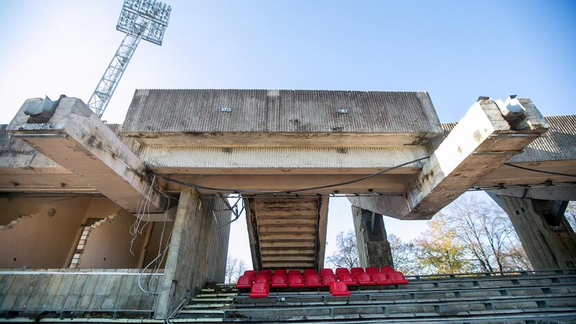 Ekskursija po griaunamą Kauno stadioną