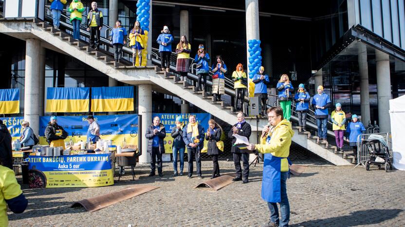 Kazimiero mugėje – ukrainietiški barščiai