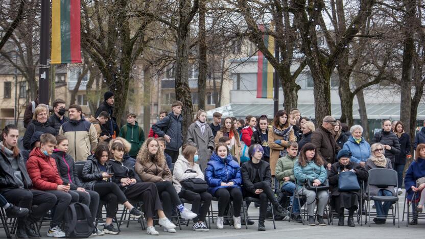 Kultūros ir taikos valanda prie Vytauto Didžiojo paminklo